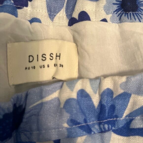 DISSH Floral Linen Strapless Maxi Dress - Picture 9 of 10